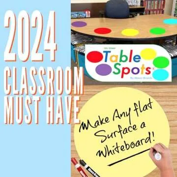 Original Table Spots for Teachers | 10 Pack Dry Erase Circles