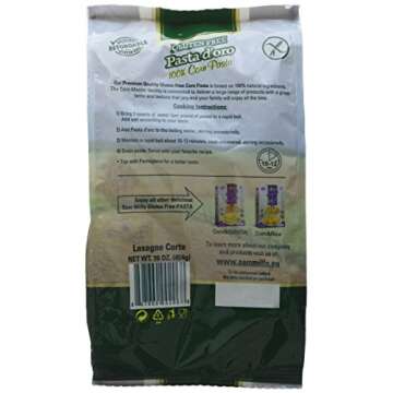 Sam Mills Gluten Free Pasta D'Oro, Lasagne Corte, 1-Pound (Pack of 6)