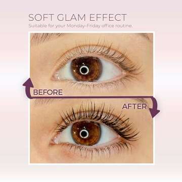 Blinc Amplified Tubing Mascara, Ultra-Longwearing Washable, Soft-Glam Volumizing, Lengthening and De...