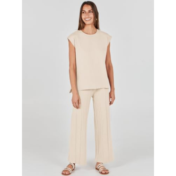 Trendy Two Piece Lounge Set for Women - ANRABESS