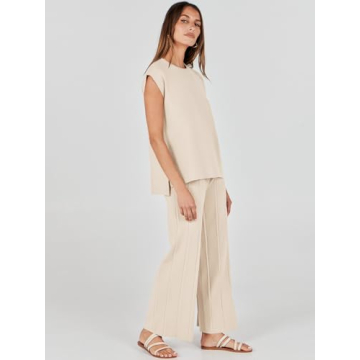 Trendy Two Piece Lounge Set for Women - ANRABESS