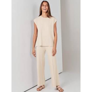 Trendy Two Piece Lounge Set for Women - ANRABESS