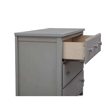 Delta Children 3 Drawer Dresser, Greenguard Gold Certified, Grey