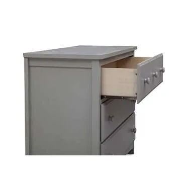 Delta Children 3 Drawer Dresser, Greenguard Gold Certified, Grey