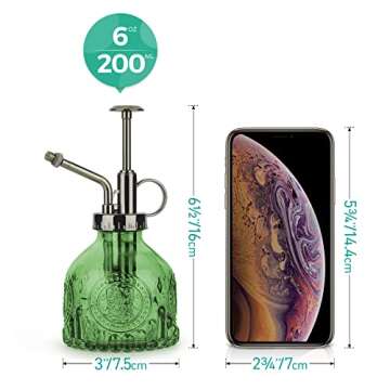 T4U Glass Plant Mister 200ML Vintage Spray Bottle