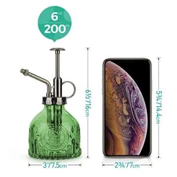 T4U Glass Plant Mister 200ML Vintage Spray Bottle