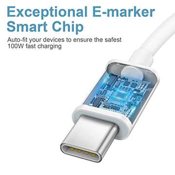 10 FT iPhone 16 15 Charger Fast Charging USB C Charger Block Type C Chagrer Fast Charging 2-Pack for...