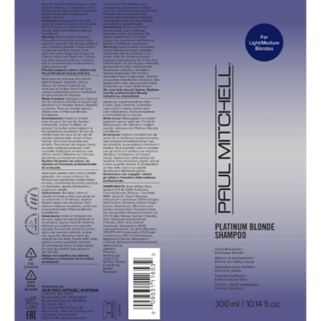 Paul Mitchell Platinum Blonde Shampoo for Brass-Free Blonde