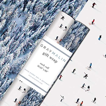 Gray Malin Snow Holiday Gift Wrap - Stylish Spirit