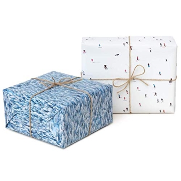 Gray Malin Snow Holiday Gift Wrap - Stylish Spirit