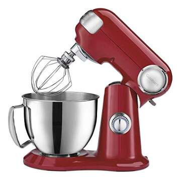 Cuisinart SM-35R Stand Mixer with 12 Speeds and Attachments