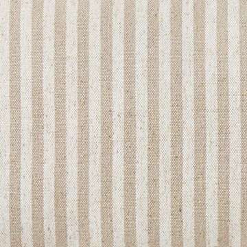 Amazon Brand – Ravenna Home Casual Striped Throw Pillow - 24 x 12 Inch, Taupe