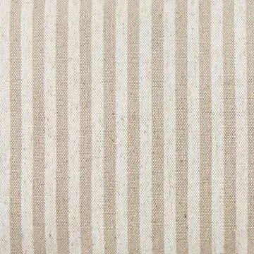 Amazon Brand – Ravenna Home Casual Striped Throw Pillow - 24 x 12 Inch, Taupe