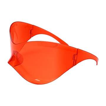 Oversized Futuristic Shield Sunglasses for Stylish Sun Protection