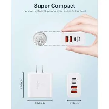 USB C Charger Block 2-Pack 40W Fast Charging Adapter