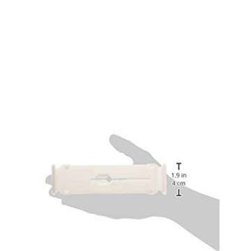 Whitmor Adjustable Organizers Drawer Dividers, Set of 2, White