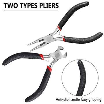 2-Pack Zipper Repair Kit - Install Pliers and Tool for Zipper Replacement, Hand Fix Tool