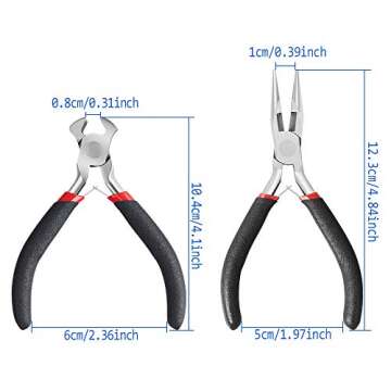 2-Pack Zipper Repair Kit - Install Pliers and Tool for Zipper Replacement, Hand Fix Tool