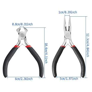 2-Pack Zipper Repair Kit - Install Pliers and Tool for Zipper Replacement, Hand Fix Tool