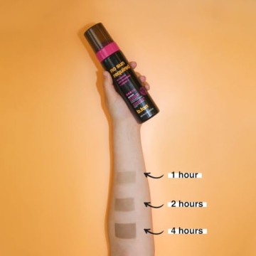b.tan Dark Self Tanner Mousse for a Flawless Tan