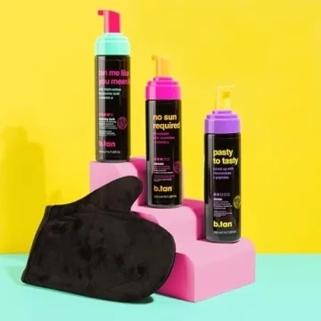 b.tan Dark Self Tanner Mousse for a Flawless Tan