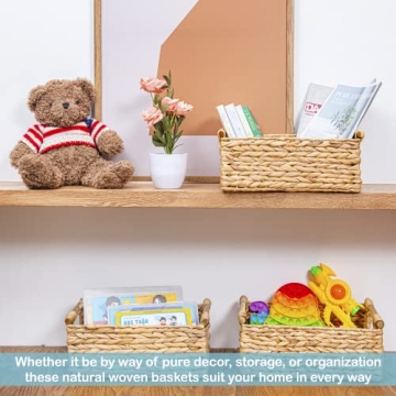 VATIMA Hyacinth Wicker Basket - Stylish Storage Solution