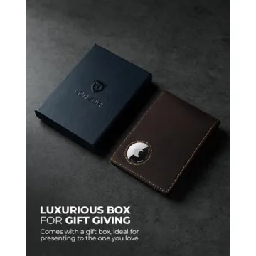 LORZOR Minimalist AirTag Wallet for Men