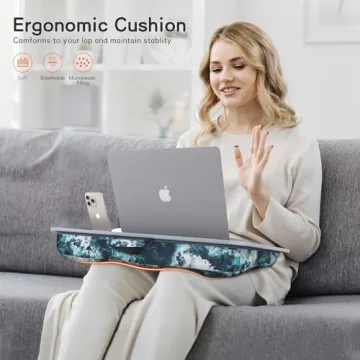 Comfortable MillHome Lap Desk with Ergonomic Cushion Design