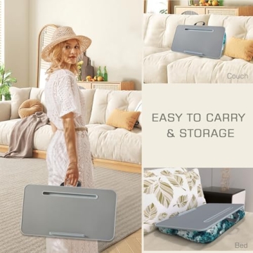 Comfortable MillHome Lap Desk with Ergonomic Cushion Design