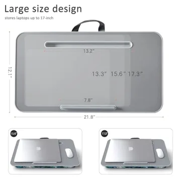 Comfortable MillHome Lap Desk with Ergonomic Cushion Design