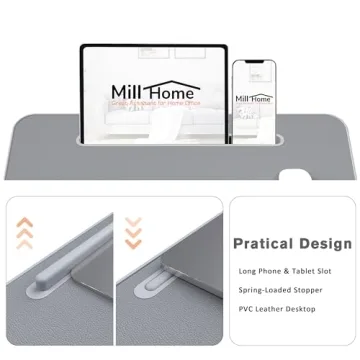 Comfortable MillHome Lap Desk with Ergonomic Cushion Design