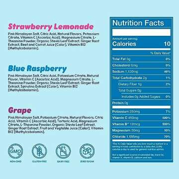 Waterboy Weekend Recovery Variety | 3,200mg Electrolyte Powder Packets | Ginger + L-Theanine + Vitamins | No Sugar, All Natural, Gluten Free | 24 Drink Stick Mixes (Variety Pack)