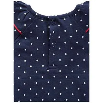 Simple Joys by Carter's Baby Girls' 4-Piece Playwear Set, Navy/Red, Dots/Stripe/Bird, 24 Months