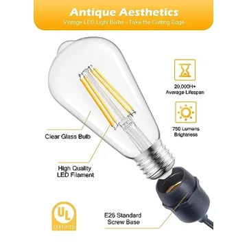 LED Edison Light Bulbs for a Cozy, Stylish Home