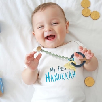 Eoopoon Silicone Teething Ring for Safe Baby Chewing