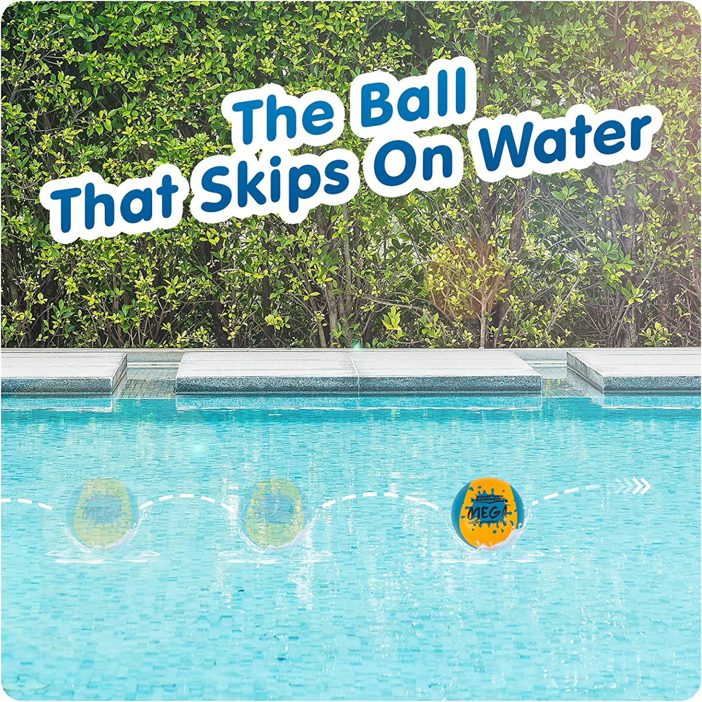 Wave Runner Water Skipping Balls 2-Pack Bundle