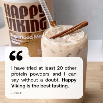 Happy Viking Iced Coffee Protein Powder by Venus Williams