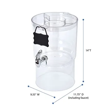 Buddeez 2 Gallon Party Drink Dispenser with Spigot