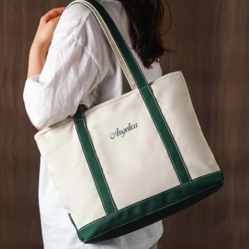 Custom Personalized Canvas Tote Bag for Women