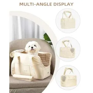 ONECUTE Lightweight Dog Carrier for Small Pets with Pockets