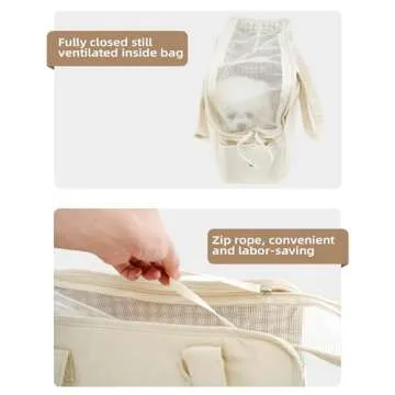 ONECUTE Lightweight Dog Carrier for Small Pets with Pockets