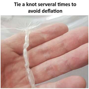 Lightsfever warm white led balloons with batteries, wedding balloons, party balloons clear balloons transparent balloons for helium or air