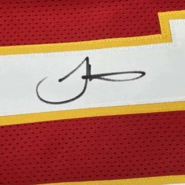 Autographed/Signed Tyreek Hill Kansas City Red Football Jersey JSA COA