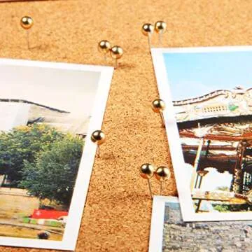 Versatile Map Tacks Push Pins 300 Packs Gold