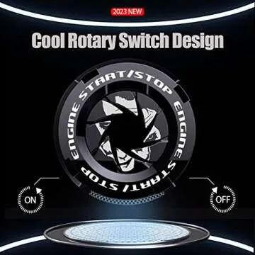 Tybasthe Push Start Button Cover - Stylish Car Accessory