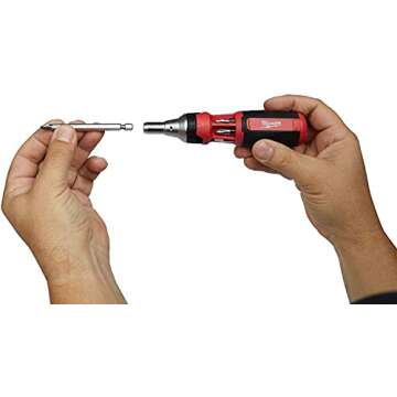 Milwaukee 9-in-1 Ratcheting Multi-bit Driver for All Tasks