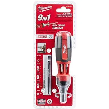 Milwaukee 9-in-1 Ratcheting Multi-bit Driver for All Tasks