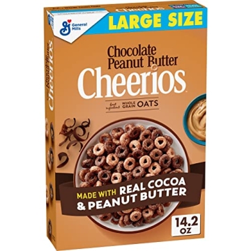 Delicious Chocolate Peanut Butter Cheerios Cereal - 14.2 OZ Family Size