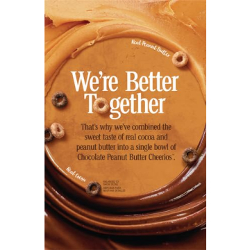 Chocolate Peanut Butter Cheerios Cereal - 14.2 OZ