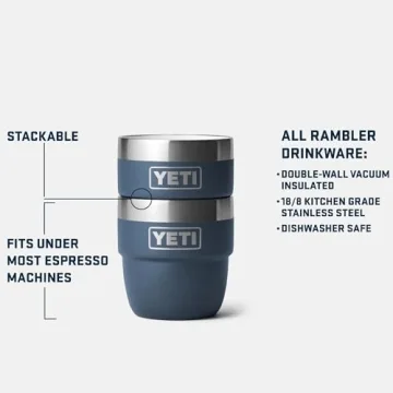YETI Rambler Stackable Espresso Cup- Stylish & Durable